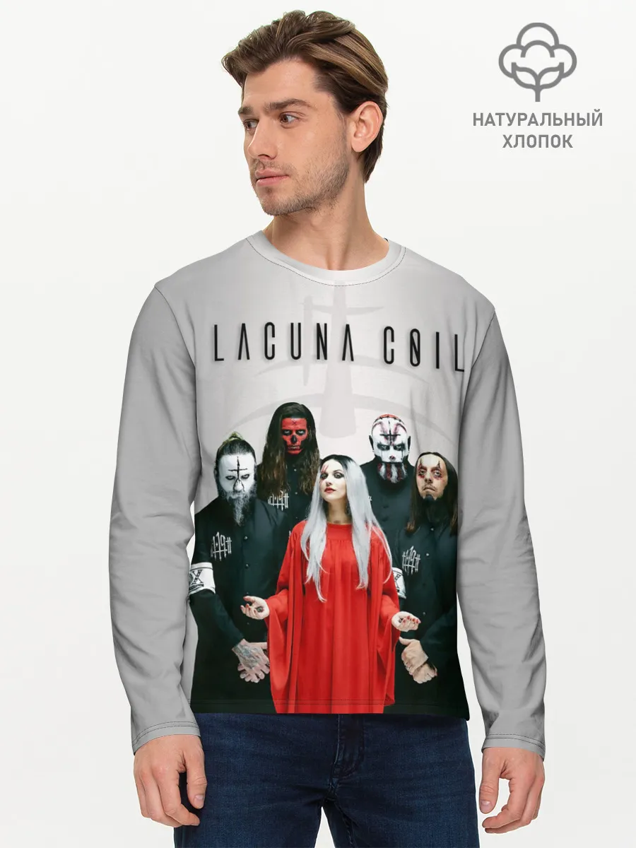 Мужской лонгслив базовый / Lacuna Coil