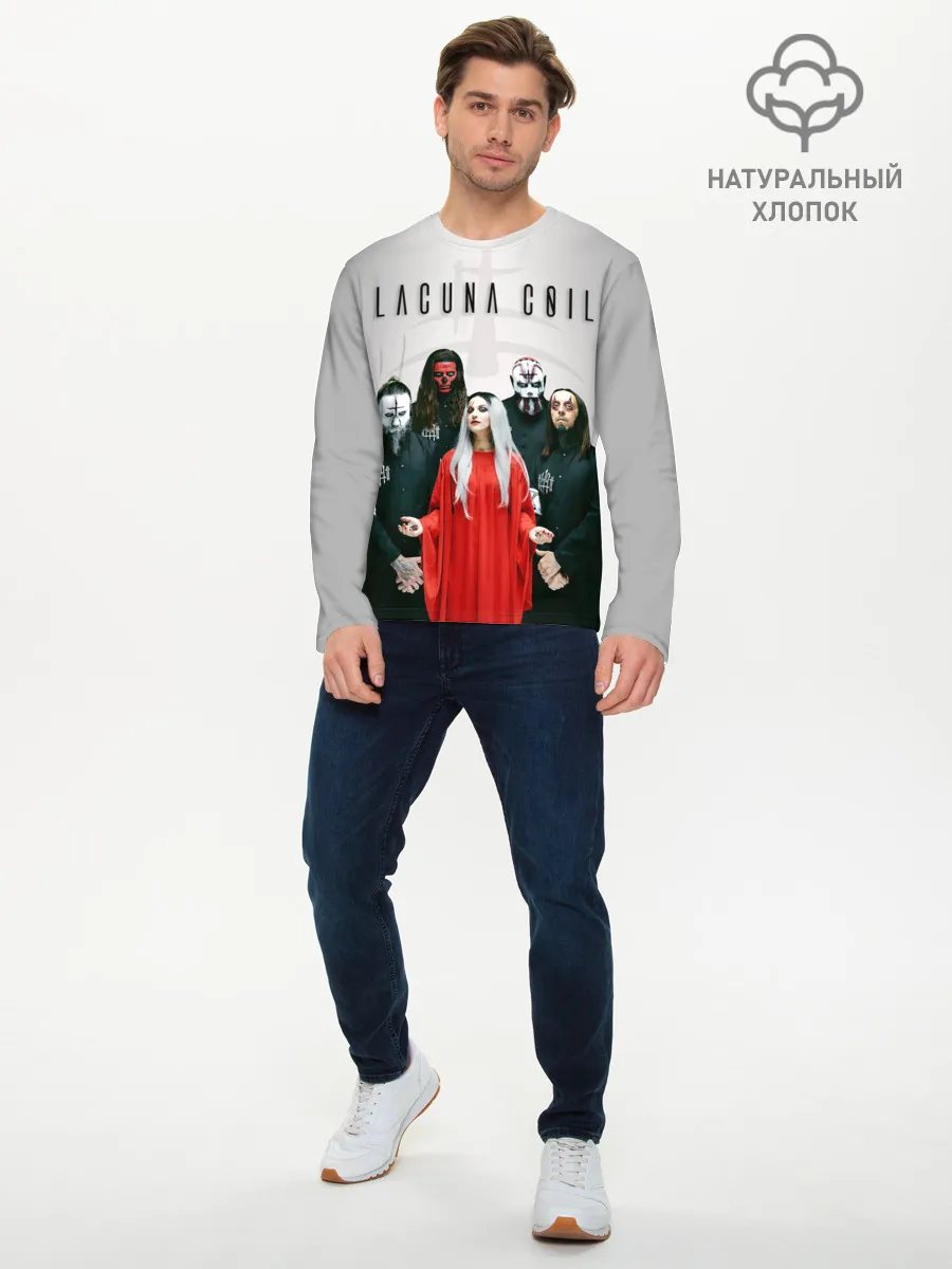 Мужской лонгслив базовый / Lacuna Coil