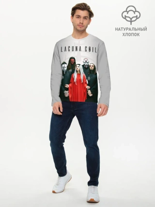 Мужской лонгслив базовый / Lacuna Coil