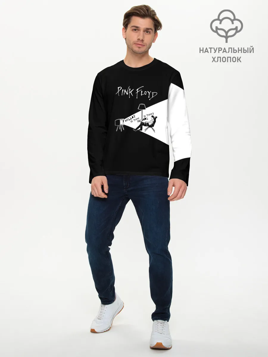 Мужской лонгслив базовый / Pink Floyd - Comfortably Numb