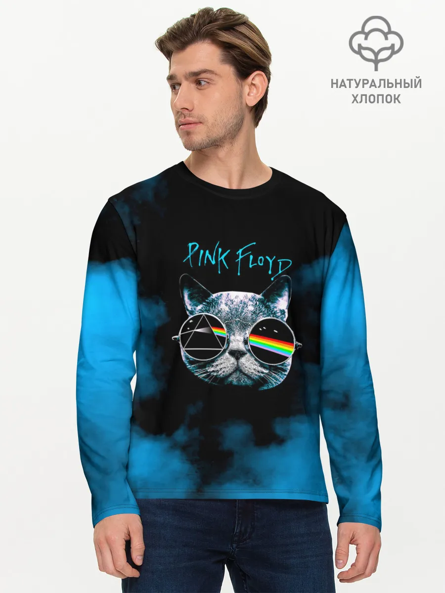 Мужской лонгслив базовый / Pink Floyd