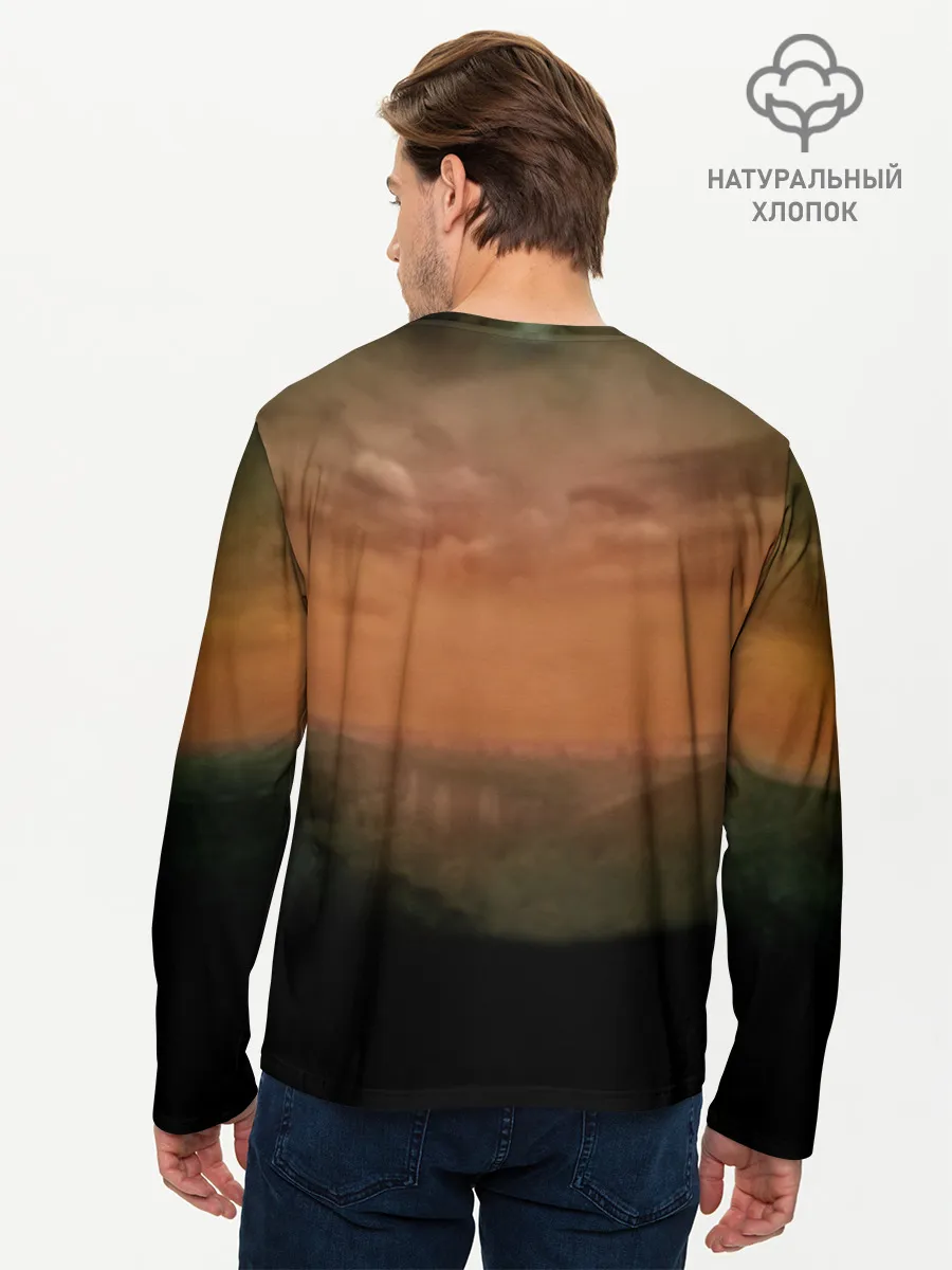 Мужской лонгслив базовый / Чернобыль 9