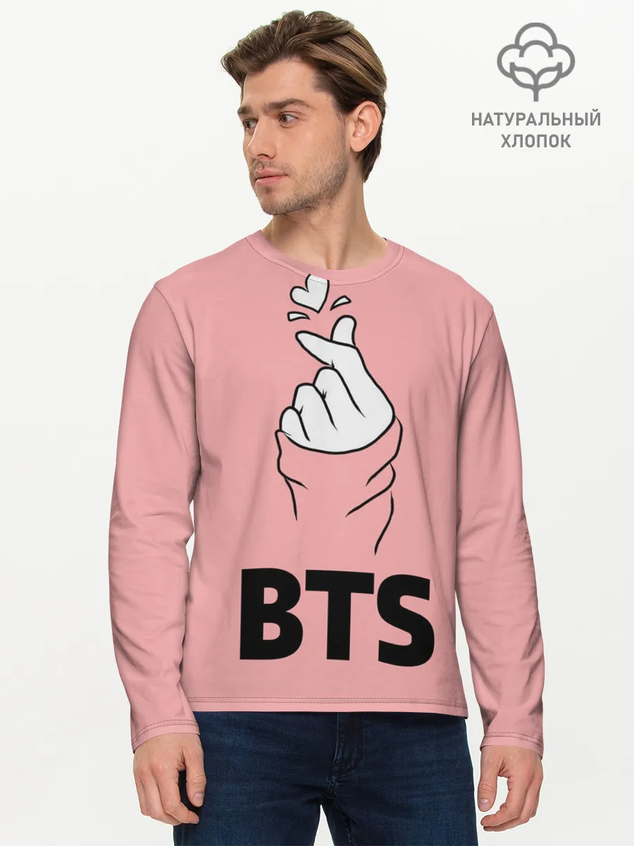 Мужской лонгслив базовый / РЮКЗАК BTS