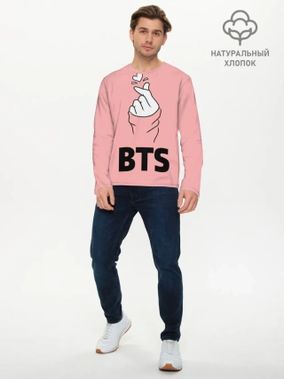 Мужской лонгслив базовый / РЮКЗАК BTS