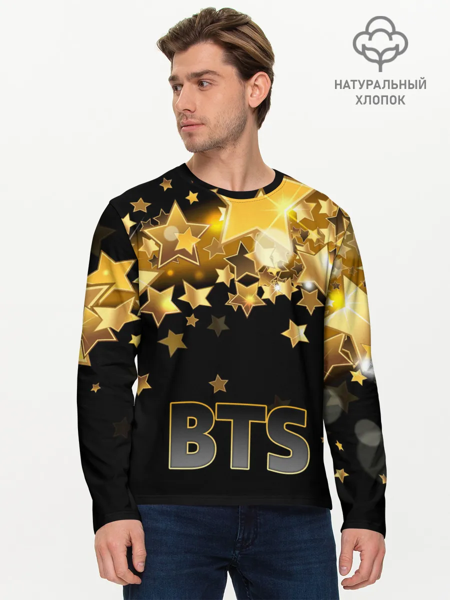 Мужской лонгслив базовый / РЮКЗАК BTS