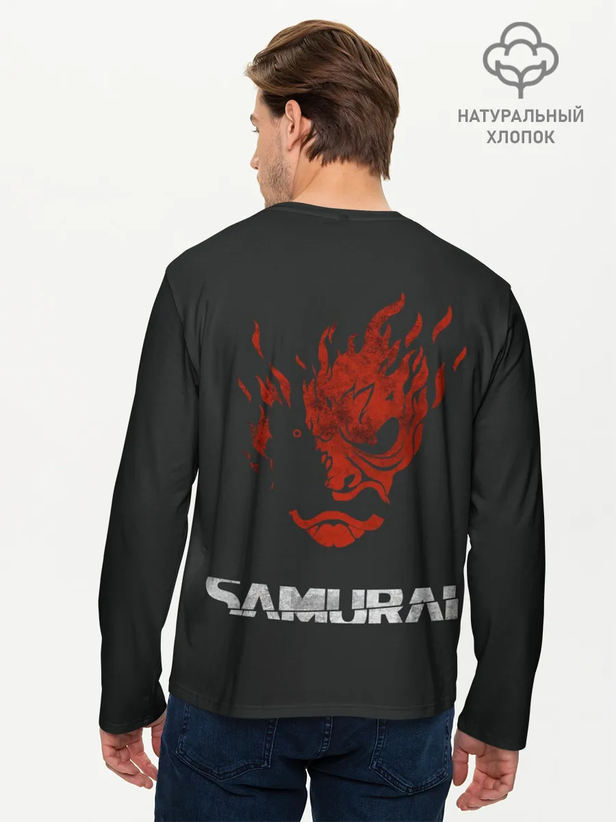 Мужской лонгслив базовый / Cyberpunk 2077