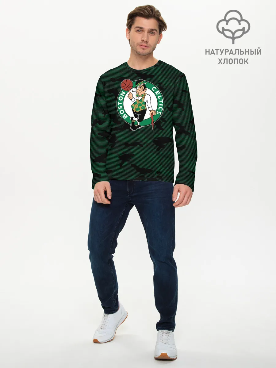 Мужской лонгслив базовый / Boston Celtics