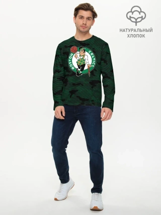 Мужской лонгслив базовый / Boston Celtics