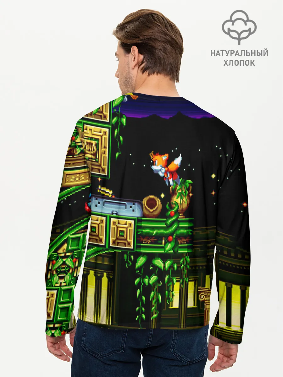 Мужской лонгслив базовый / SONIC