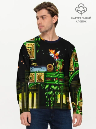 Мужской лонгслив базовый / SONIC