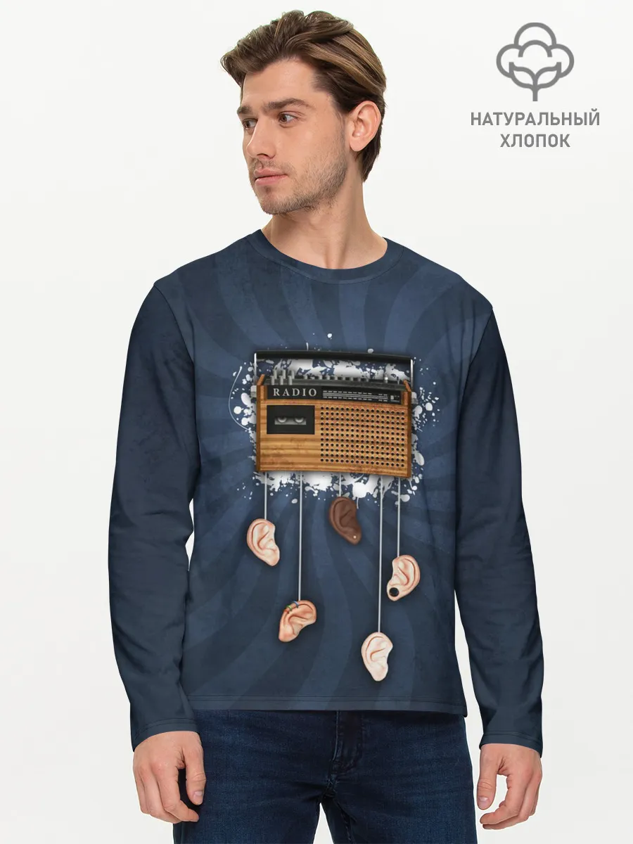 Мужской лонгслив базовый / Ramstein Radio