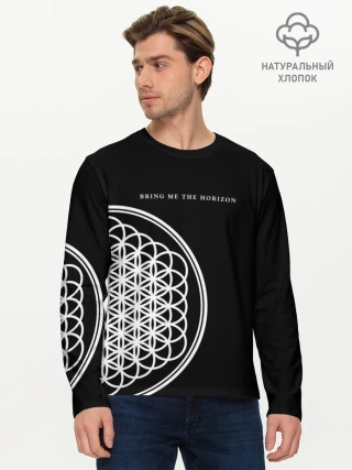 Мужской лонгслив базовый / Bring Me the Horizon