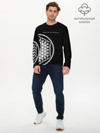 Мужской лонгслив базовый / Bring Me the Horizon