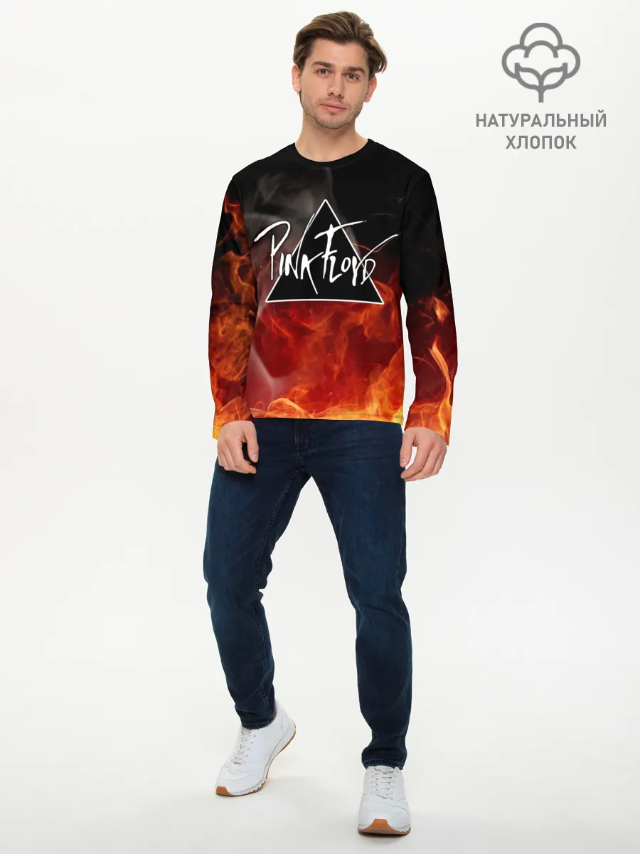 Мужской лонгслив базовый / PINK FLOYD