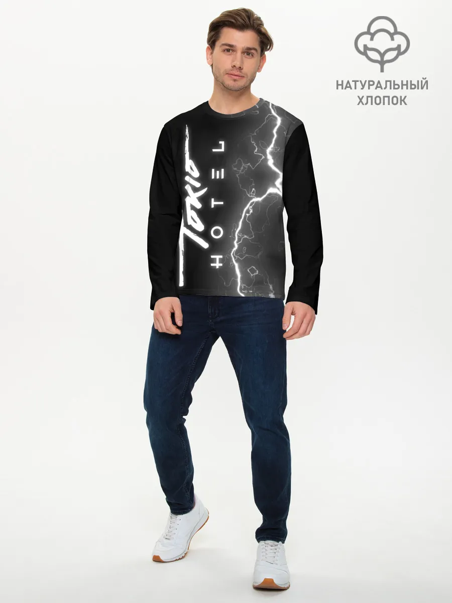 Мужской лонгслив базовый / Tokio Hotel