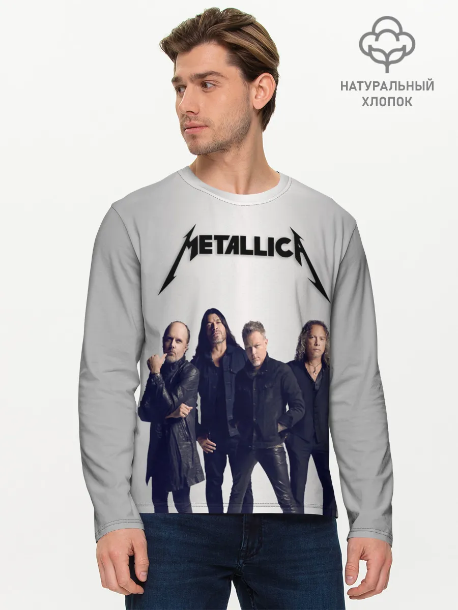 Мужской лонгслив базовый / Metallica