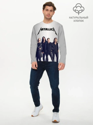 Мужской лонгслив базовый / Metallica