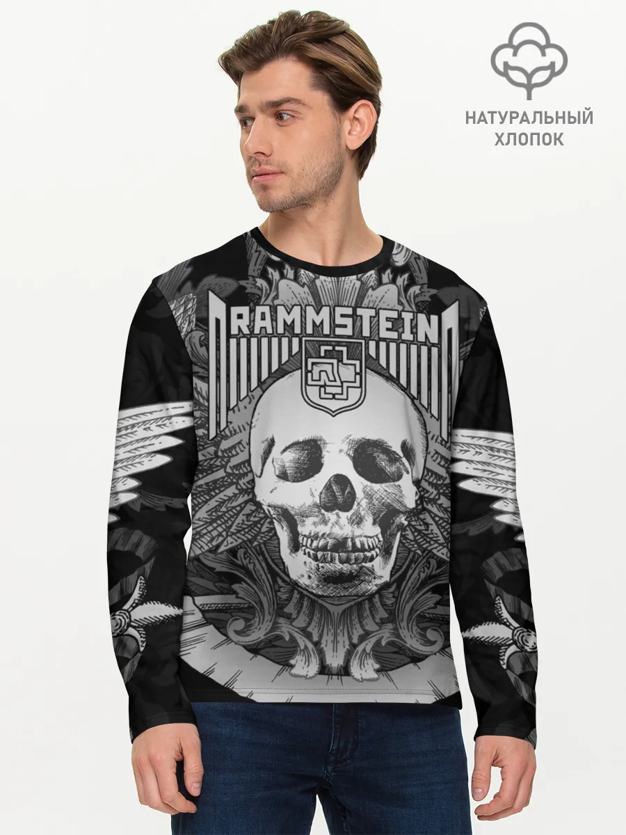 Мужской лонгслив базовый / Rammstein