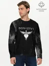 Мужской лонгслив базовый / Bon Jovi