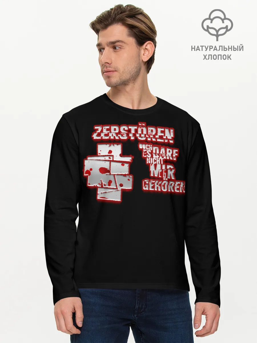 Мужской лонгслив базовый / Rammstein