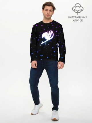 Мужской лонгслив базовый / ночной Фейри Тейл