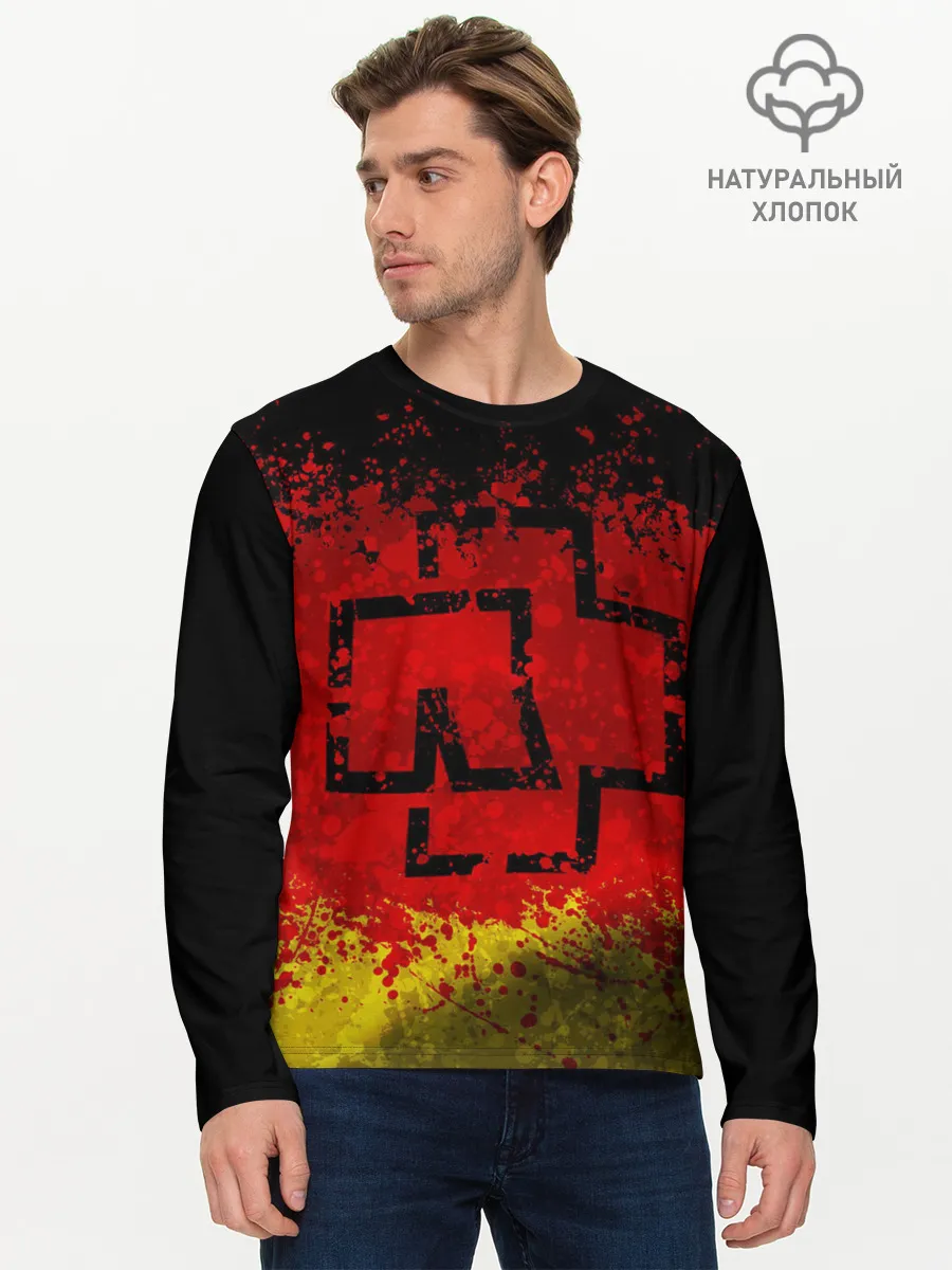 Мужской лонгслив базовый / Rammstein
