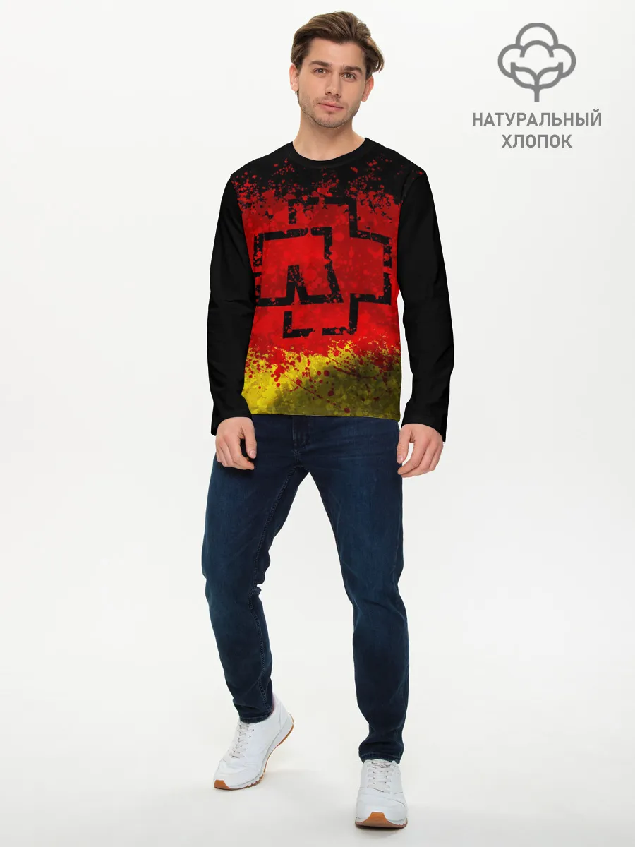 Мужской лонгслив базовый / Rammstein