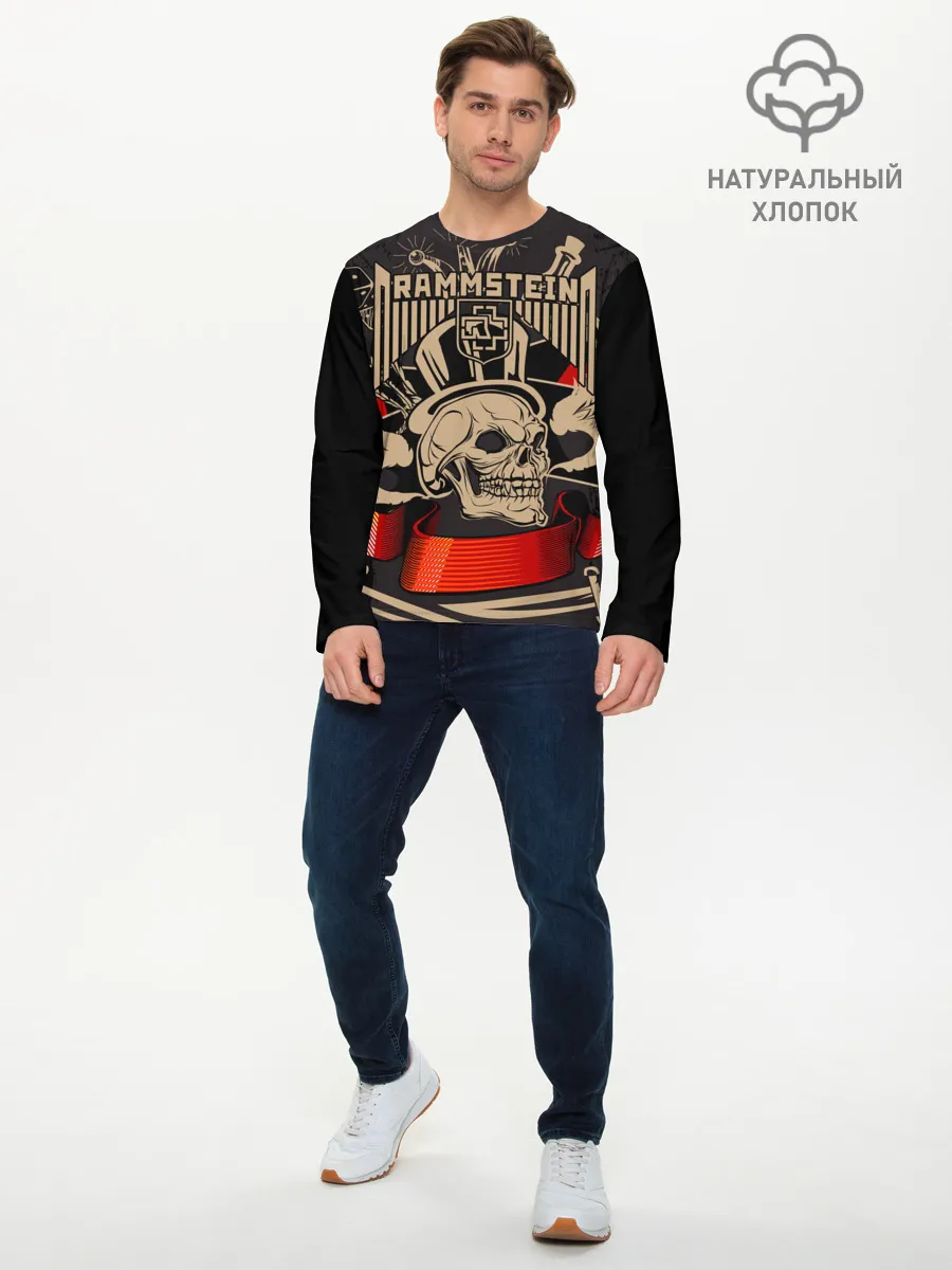 Мужской лонгслив базовый / Rammstein