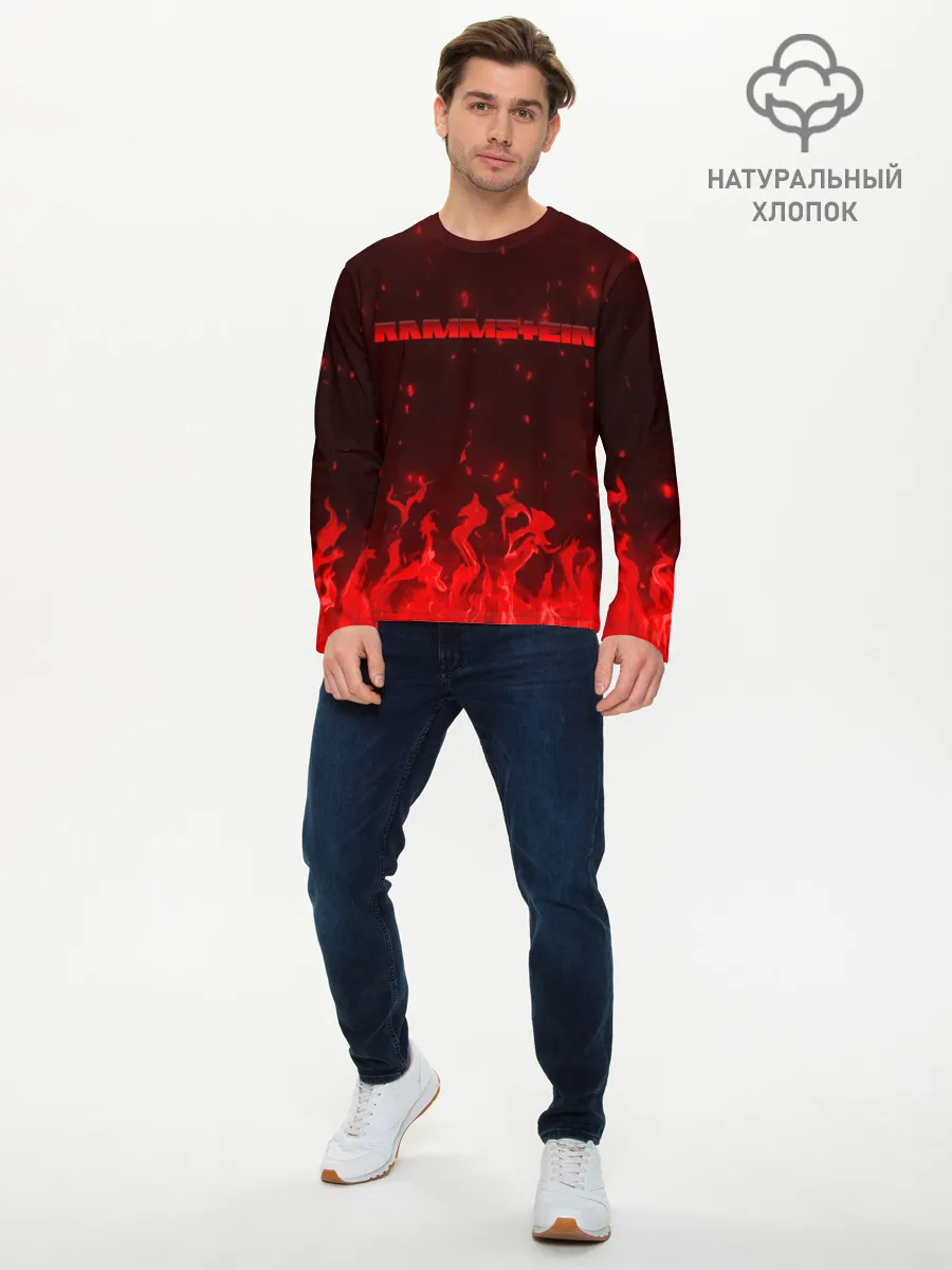 Мужской лонгслив базовый / Rammstein