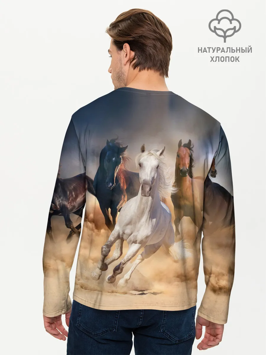 Мужской лонгслив базовый / Табун