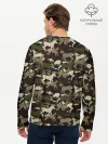 Мужской лонгслив базовый / Камуфляж