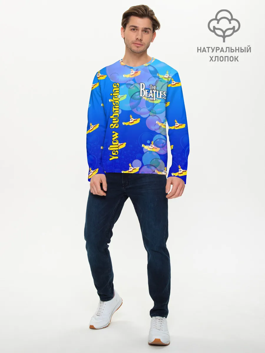 Мужской лонгслив базовый / The Beatles
