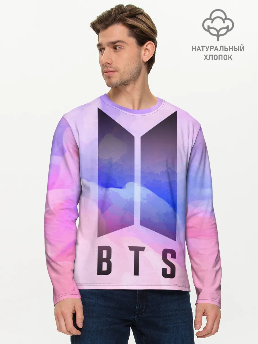 Мужской лонгслив базовый / BTS
