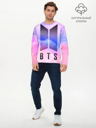Мужской лонгслив базовый / BTS