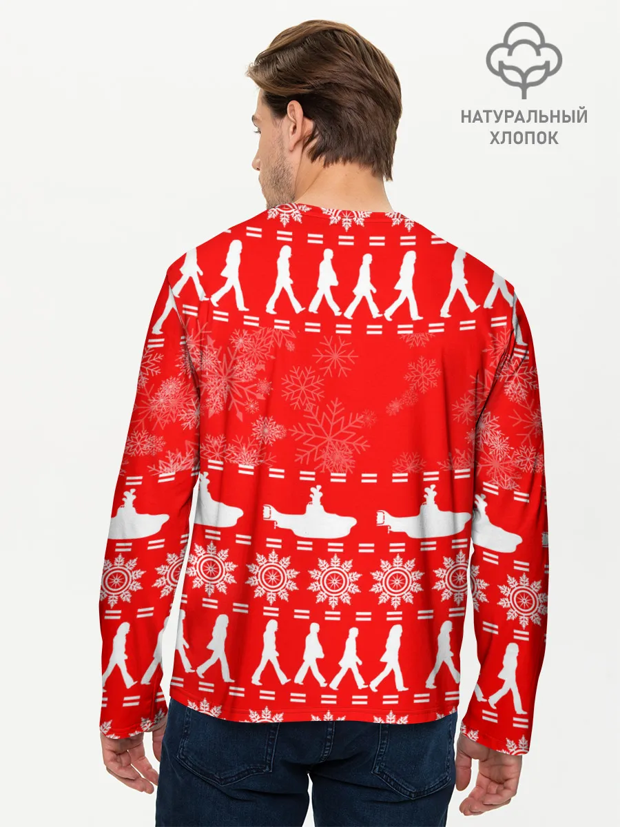 Мужской лонгслив базовый / The Beatles