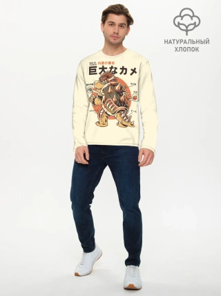 Мужской лонгслив базовый / Bowserzilla - Super Mario Bros