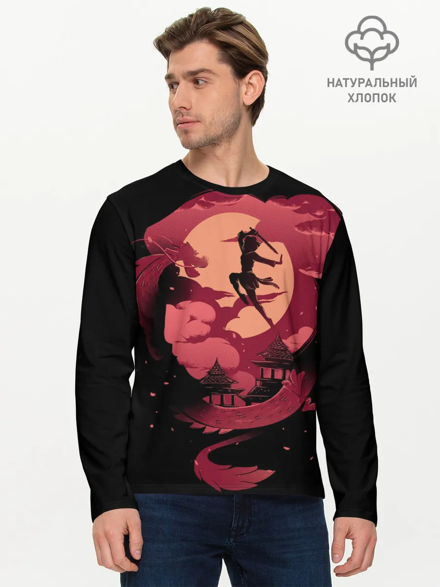 Мужской лонгслив базовый / Princess Mononoke