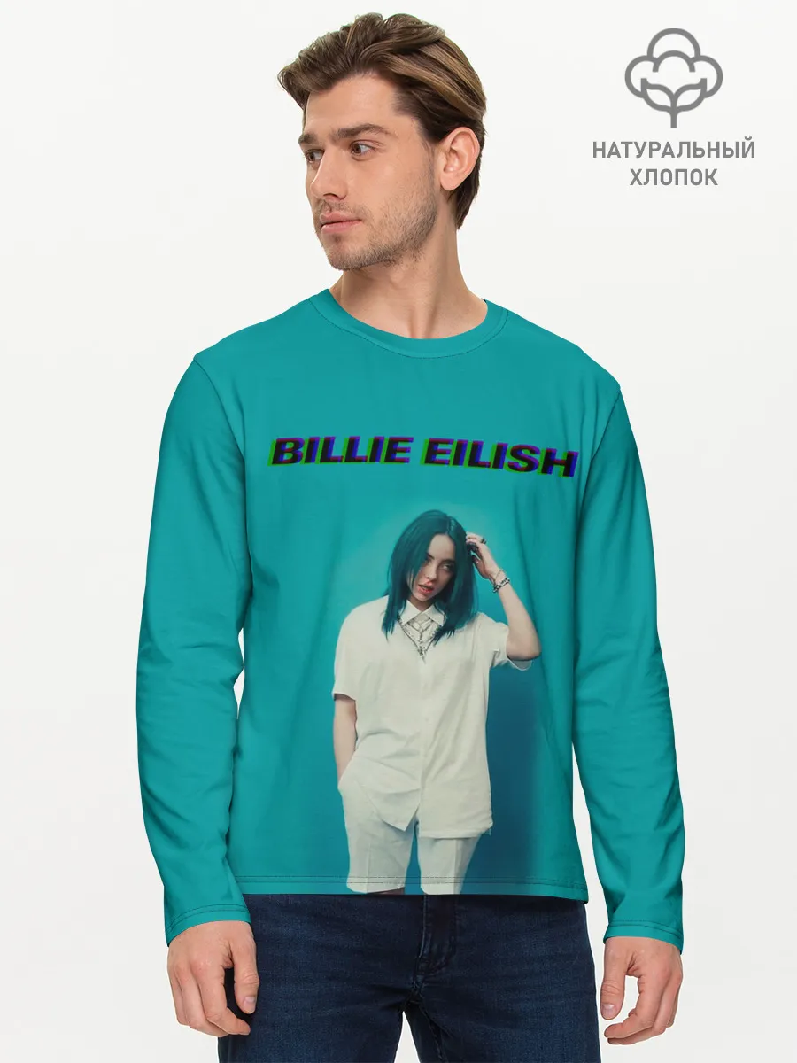 Мужской лонгслив базовый / Billie Eilish