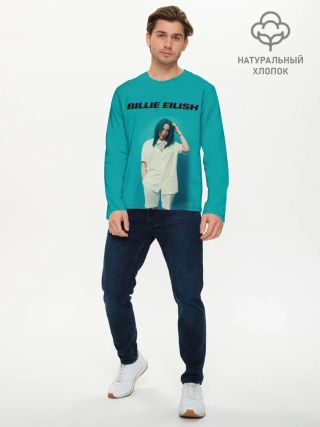 Мужской лонгслив базовый / Billie Eilish