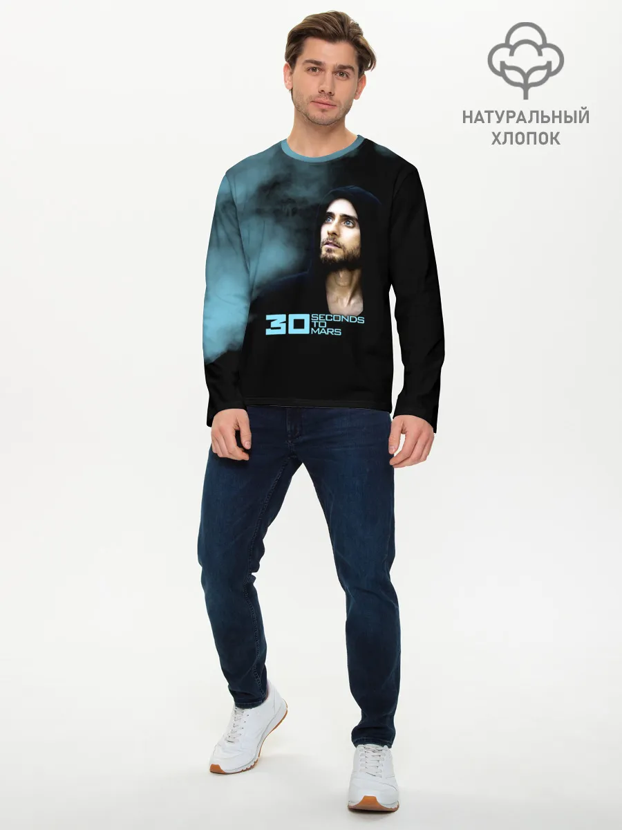 Мужской лонгслив базовый / 30 Seconds to Mars