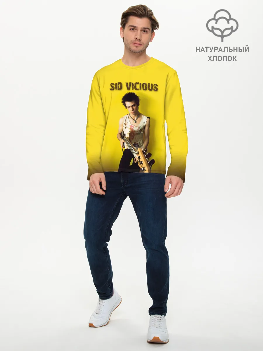 Мужской лонгслив базовый / Sid Vicious