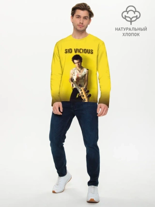Мужской лонгслив базовый / Sid Vicious