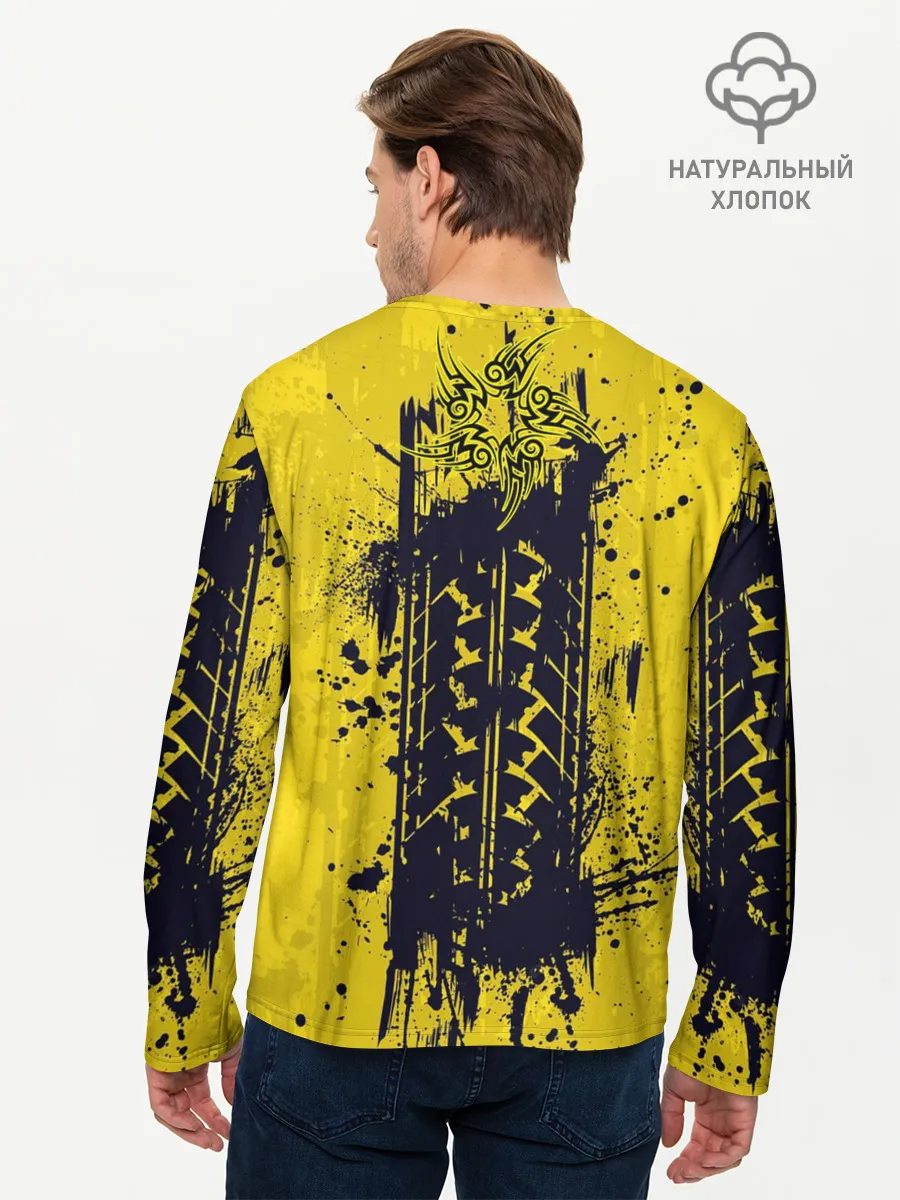 Мужской лонгслив базовый / CYBERPUNK 2077