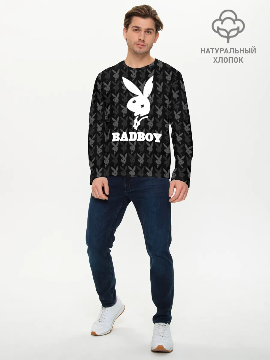 Мужской лонгслив базовый / Bad boy