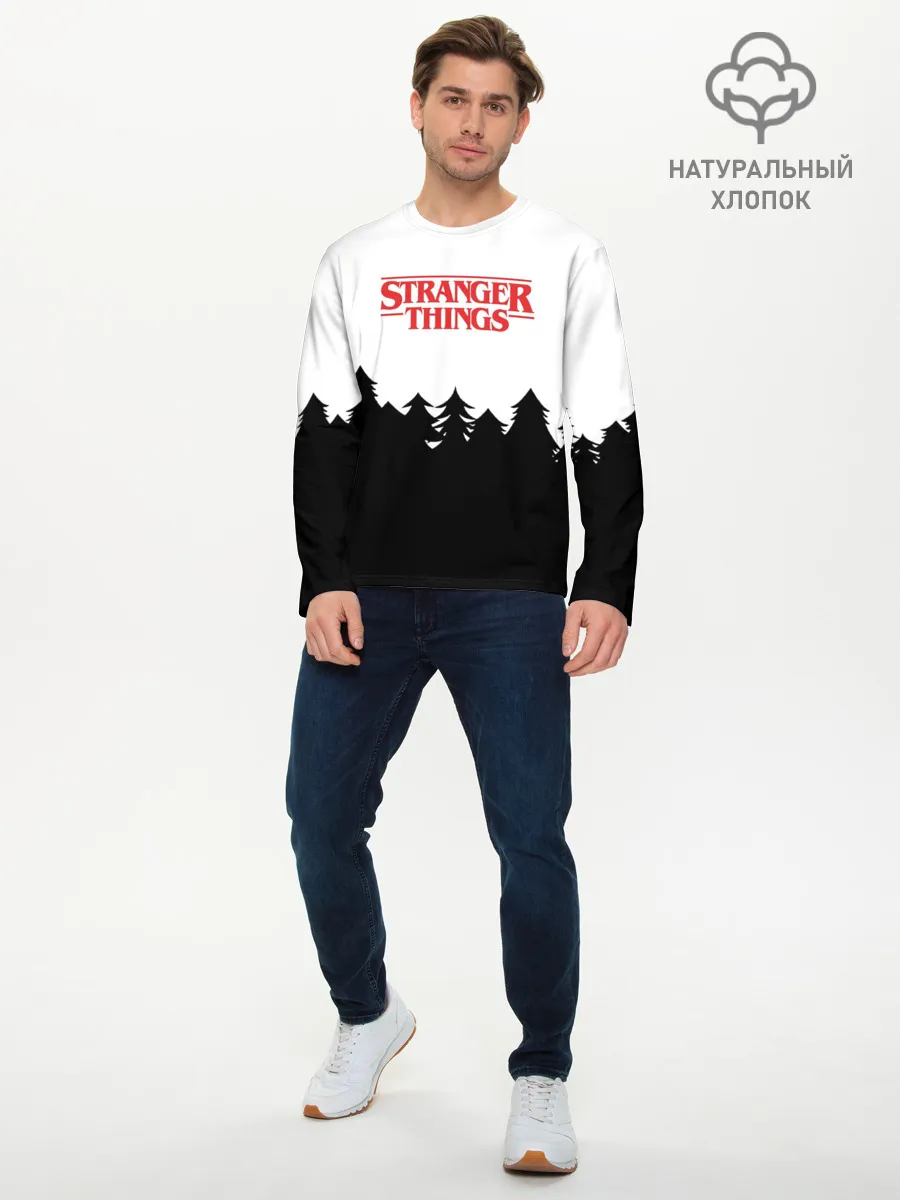 Мужской лонгслив базовый / STRANGER THINGS