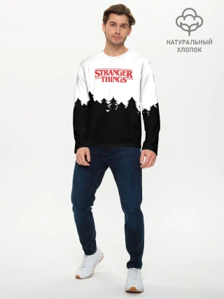 Мужской лонгслив базовый / STRANGER THINGS