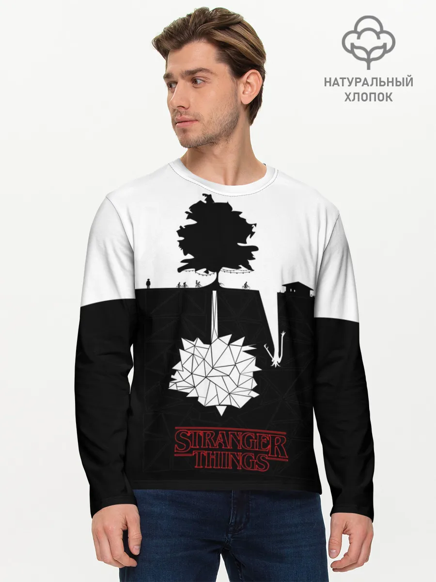 Мужской лонгслив базовый / STRANGER THINGS