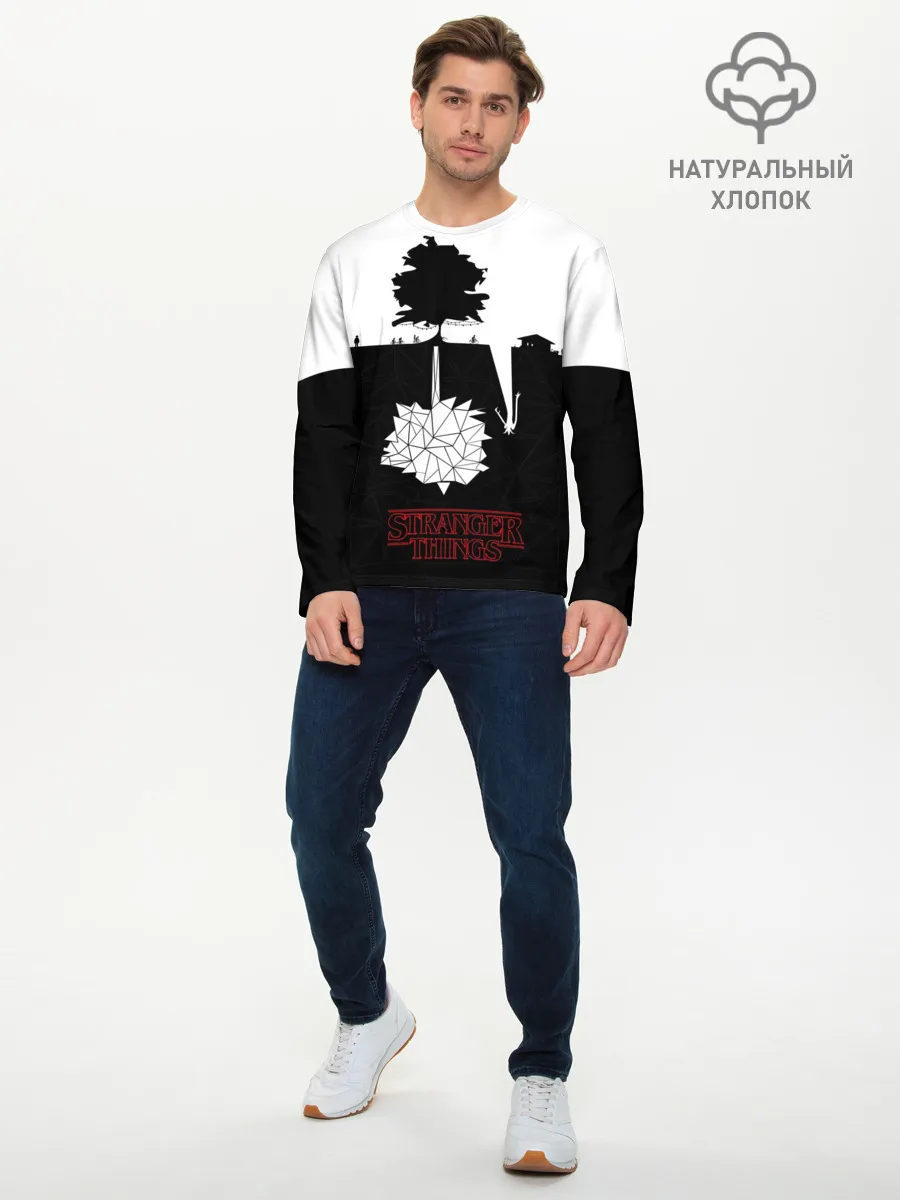 Мужской лонгслив базовый / STRANGER THINGS