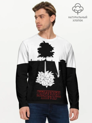 Мужской лонгслив базовый / STRANGER THINGS