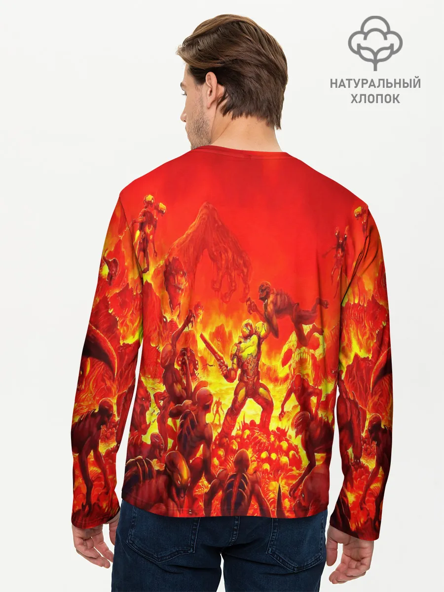 Мужской лонгслив базовый / DOOM